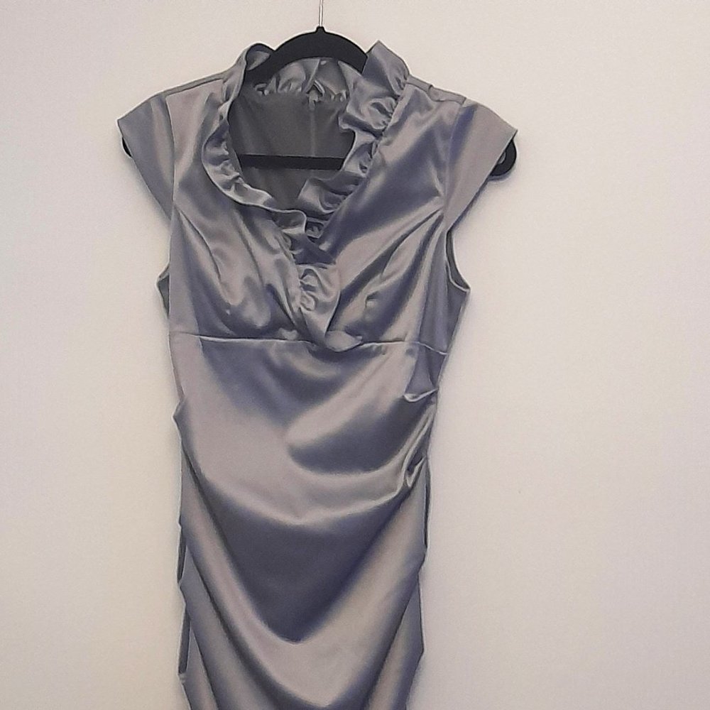 Silver Formal Dress - Picture 3 of 4